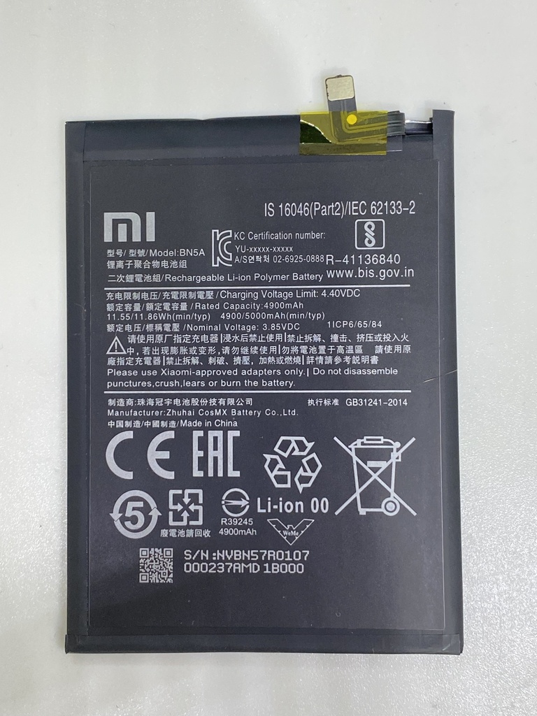 Batería Xiaomi Redmi Note 10 5G / Poco M3 Pro 5G / BN5A