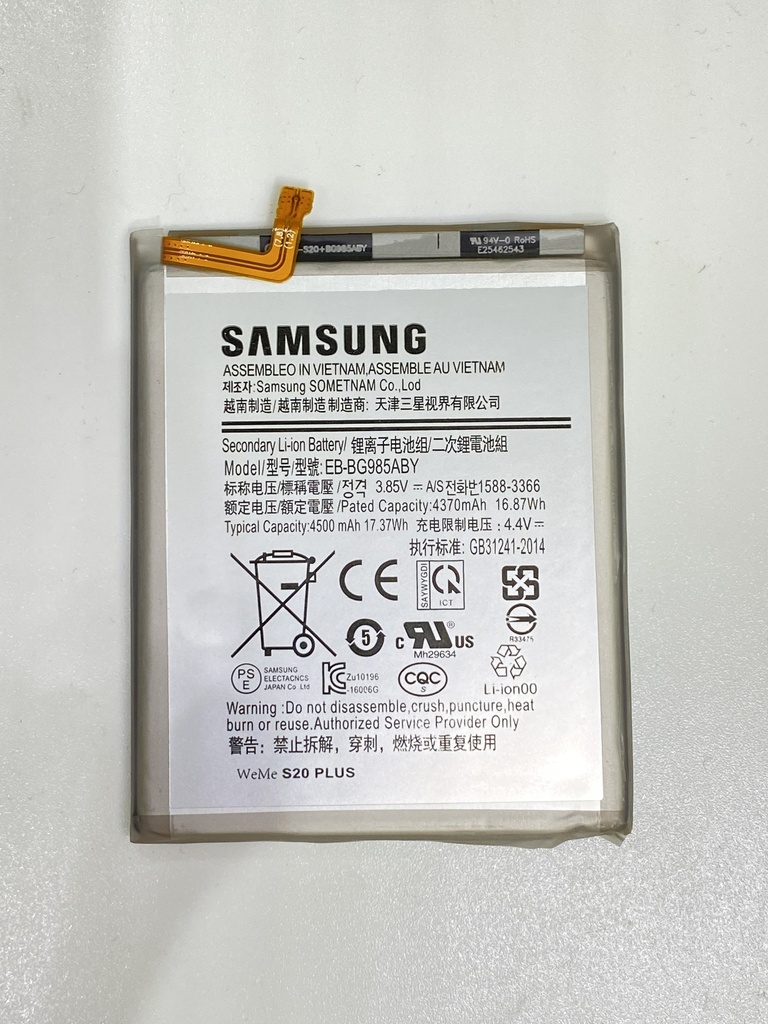 Batería Samsung S20 Plus / EB-BG985ABY