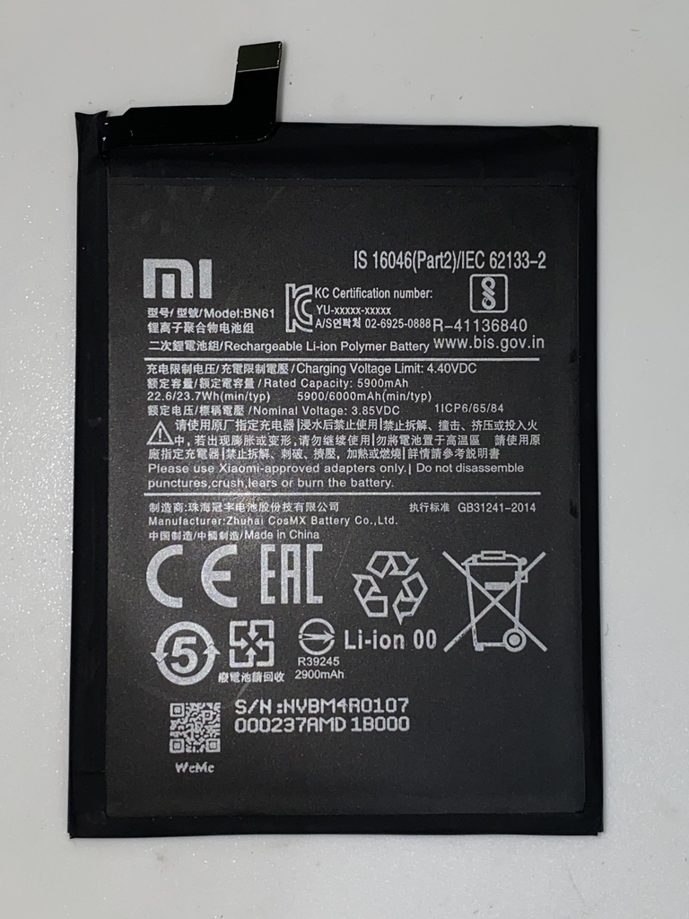Batería Xiaomi Poco X3 / BN61