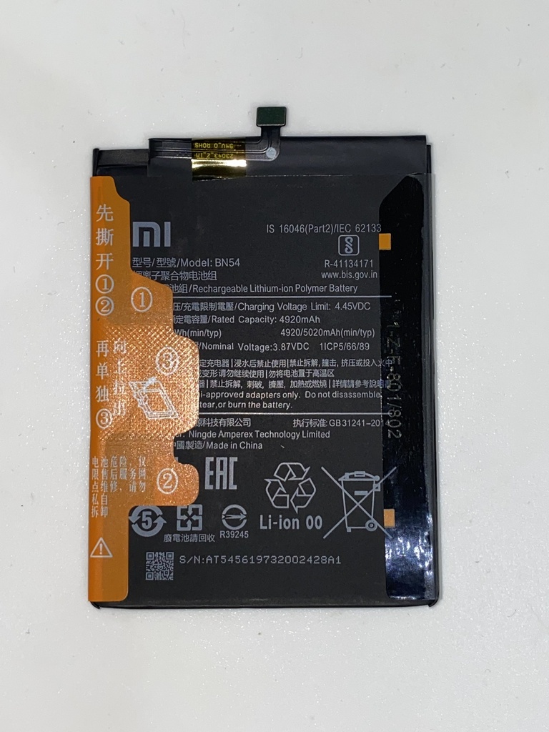 Batería Xiaomi Redmi Note 9 / BN54