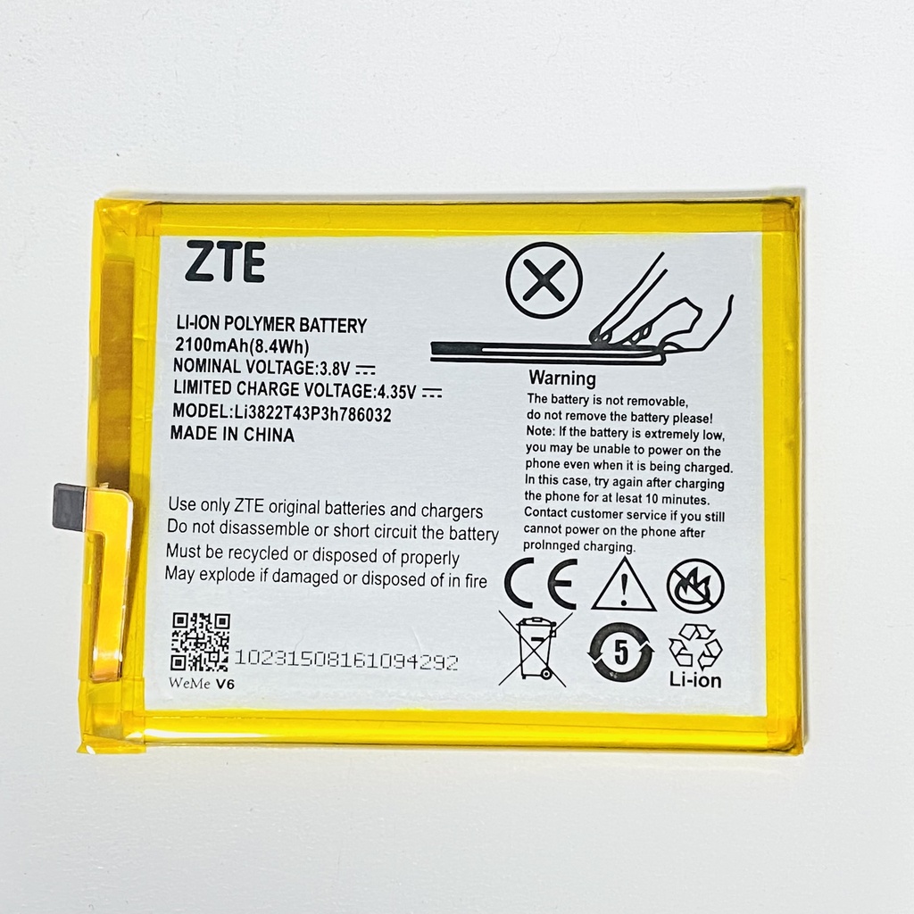 Batería ZTE V6 / LI3822T43P3H786032