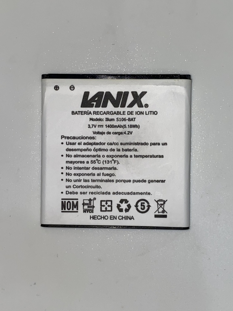 Batería Lanix S106 / S130 / X200 / 1LCP4/60/71