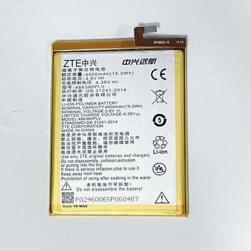 Batería ZTE V6 Max / 466380PLV